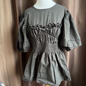 Chic Ruffled Women's Blouse
